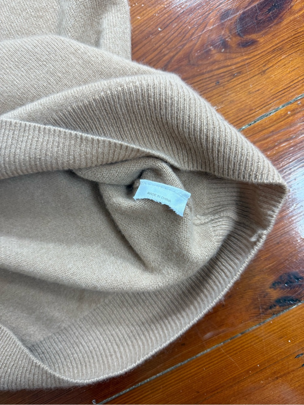 Quince Mongolian Cashmere Crewneck Sweater in Teak Sz Medium 🍄 - Picture 5 of 8